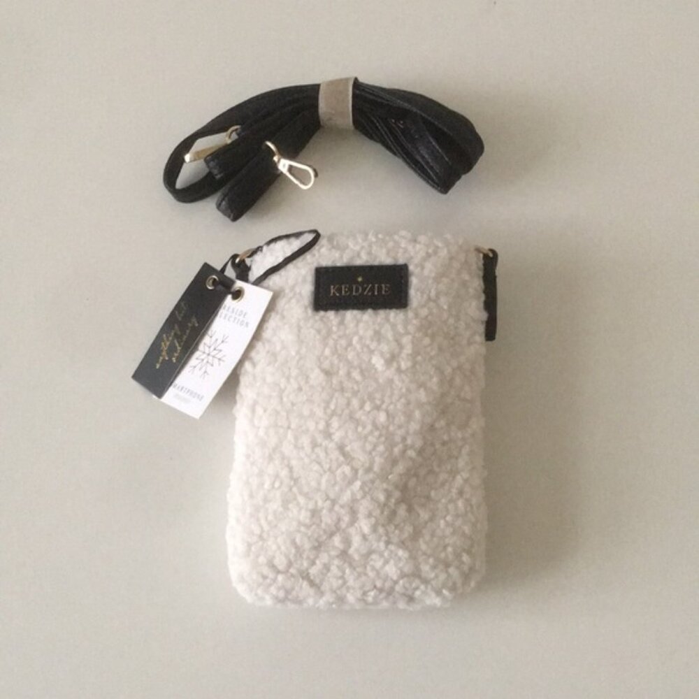 Kedzie Crossbody Bag Sherpa Cell Phone Fireside Collection Smart Phone Bag